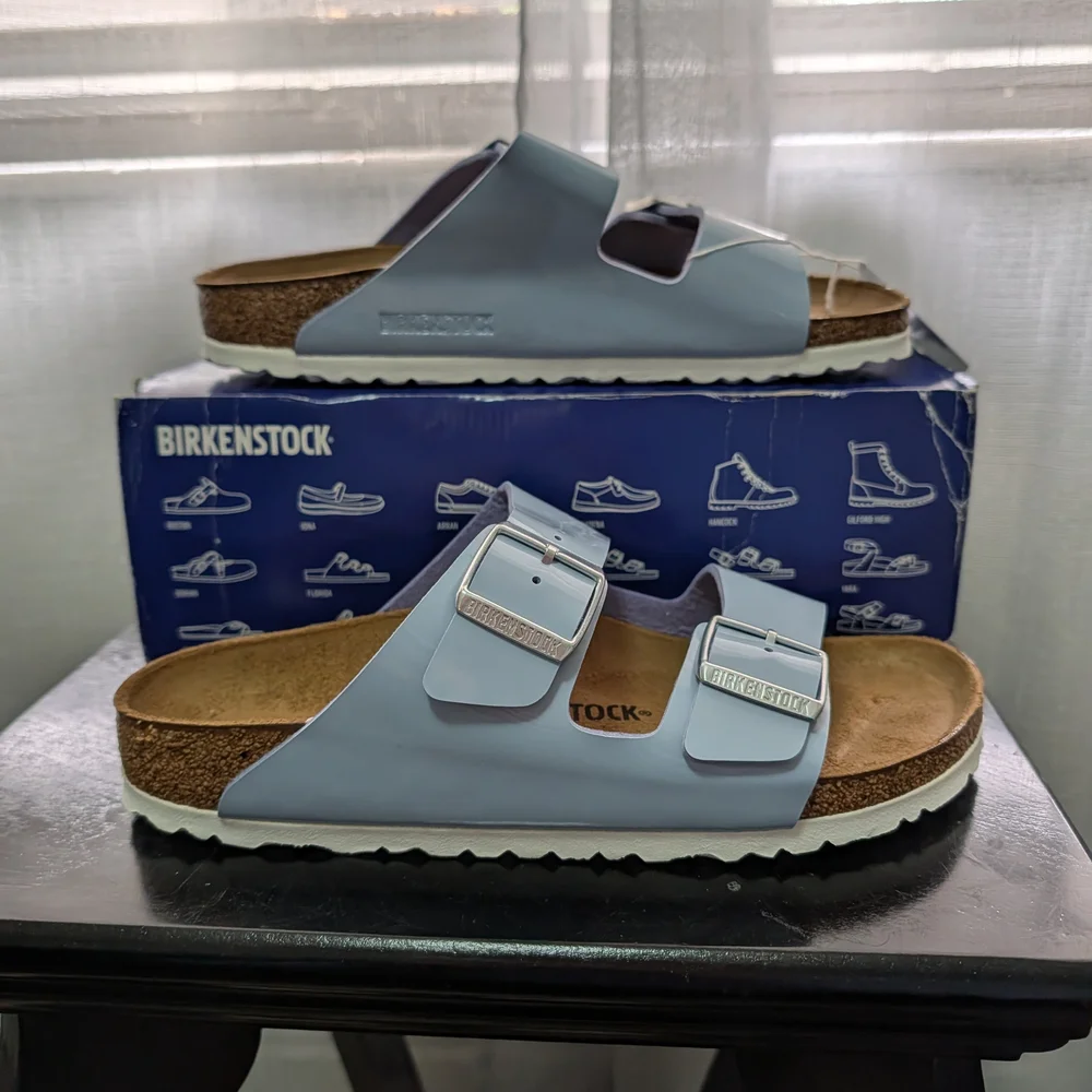 Birkenstock Light Blue Sandals - Picture 4 of 9